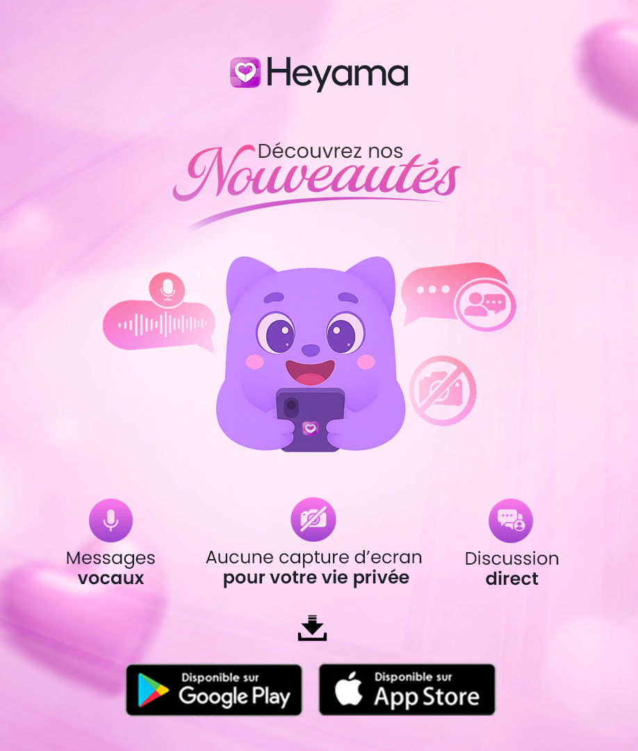 Heyama se met à jour : messages vocaux et bien plus