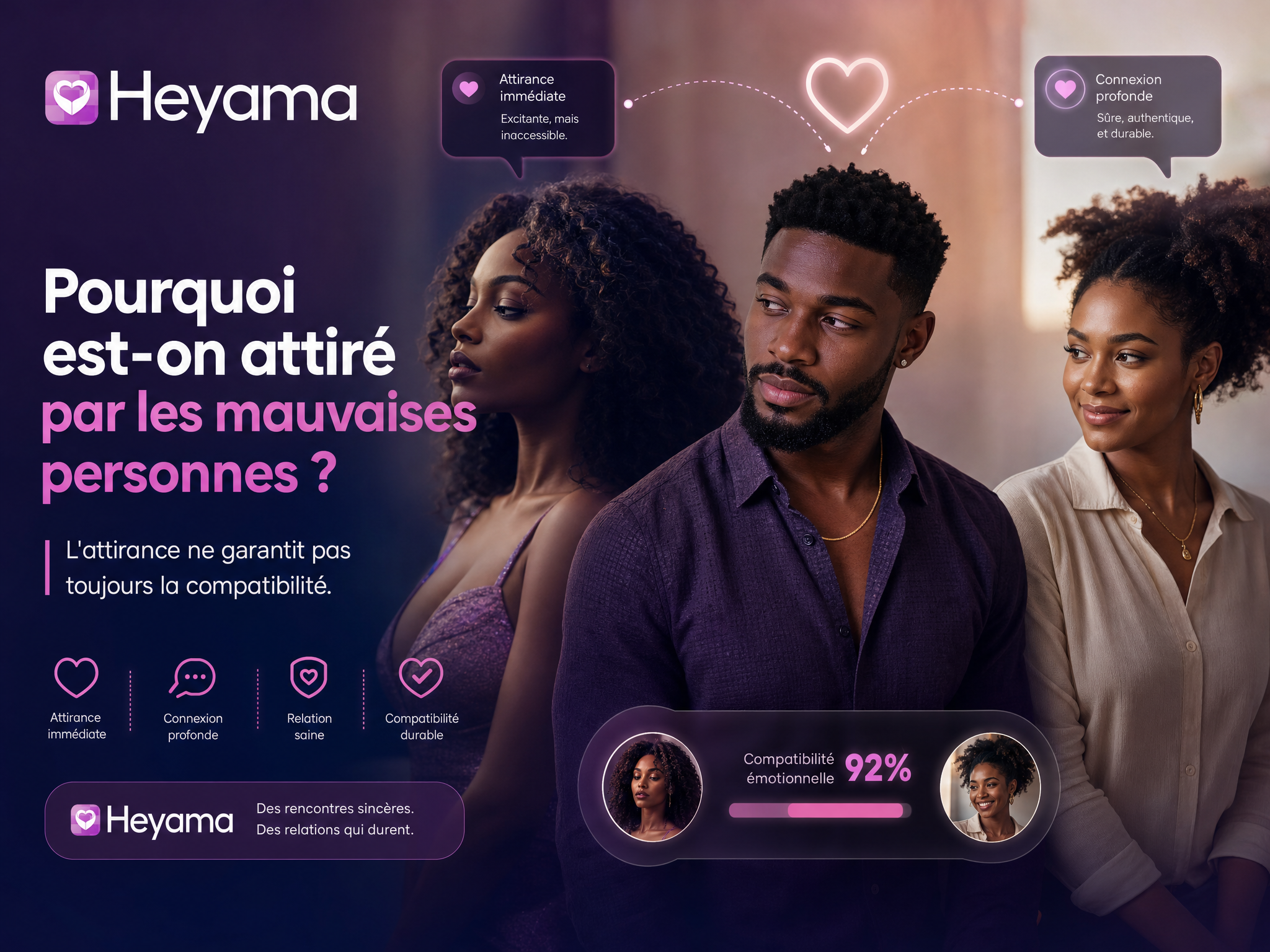 Pourquoi est-on attiré par les mauvaises personnes ?
